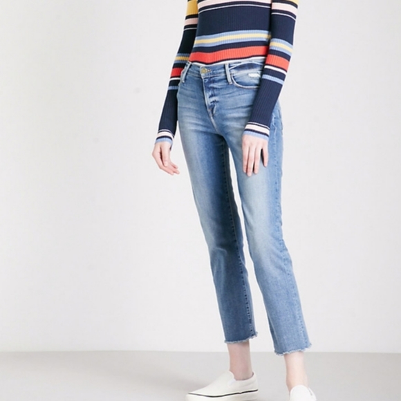 Frame Denim Denim - Le High Straight- Raw Hem